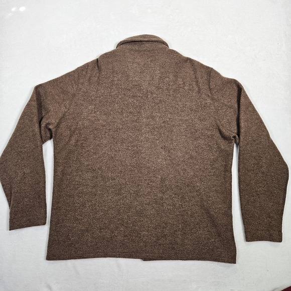 Buck Mason Felted Wool Field Shirt Men's XL Brown Jacket Military Work Insulated - Picture 5 of 7